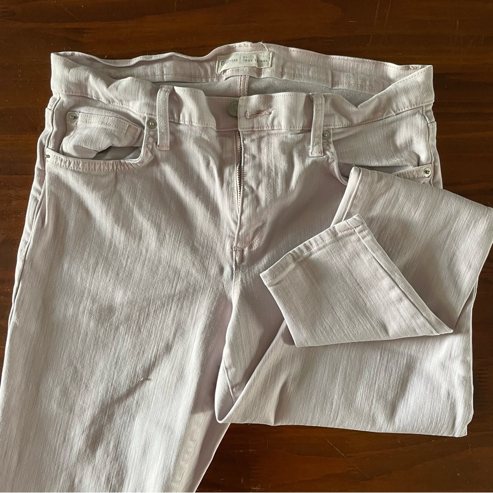 Baby pink GAP true skinny 31 reg jeans